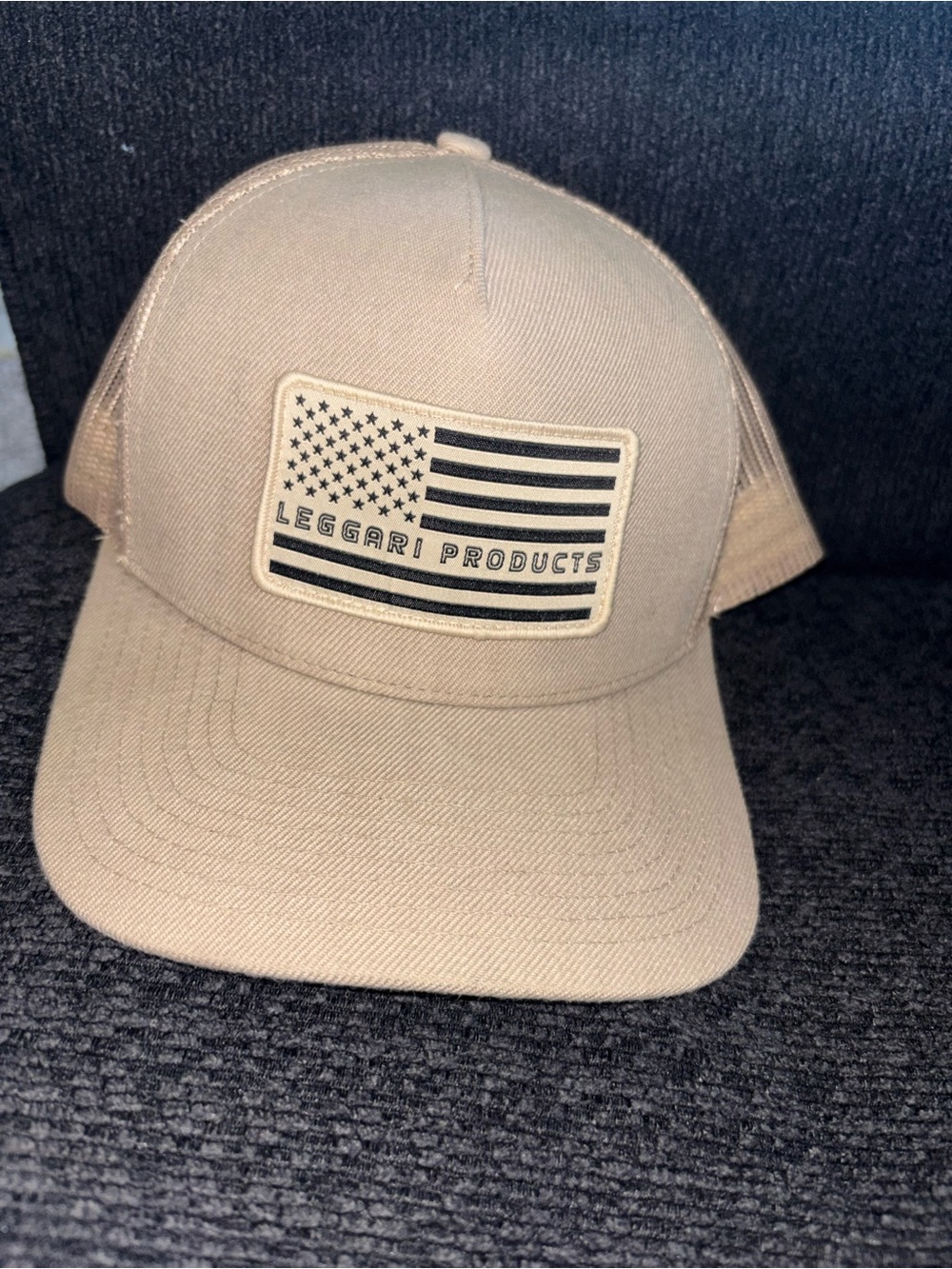 Leggari Products Tan Mesh Back Trucker Hat